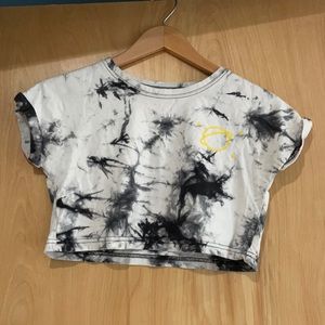 Kids Cropped Tie-Dye Top